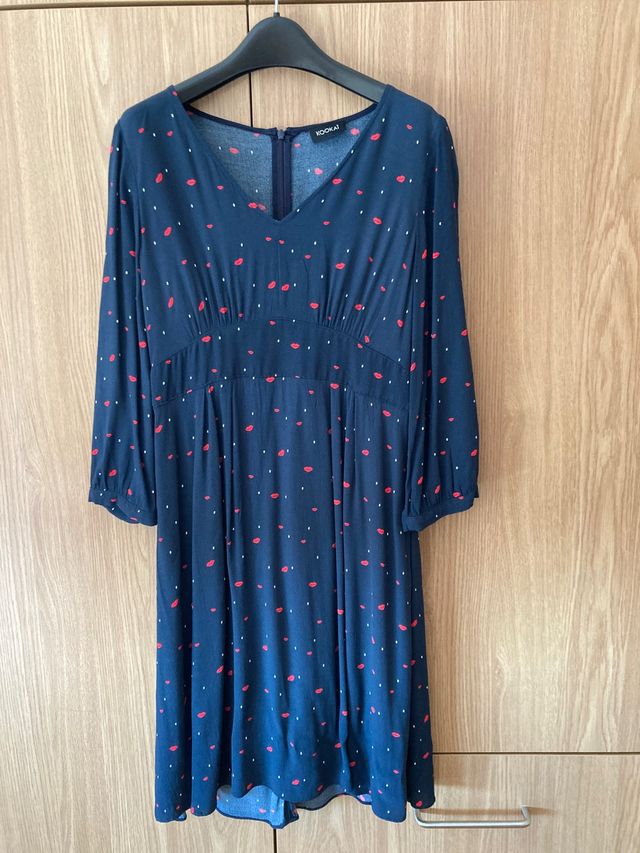 Vestido Kookai azul marino