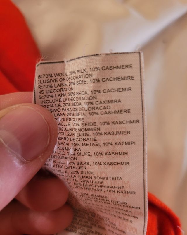 Nike Mens Jumper / Wool / Cashmere silk