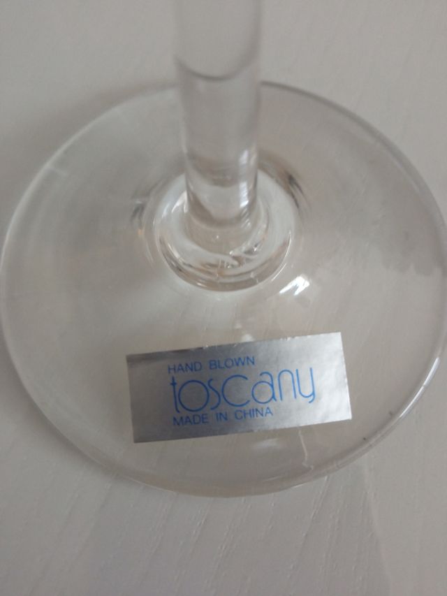 Copas de cristal de cóctel altas