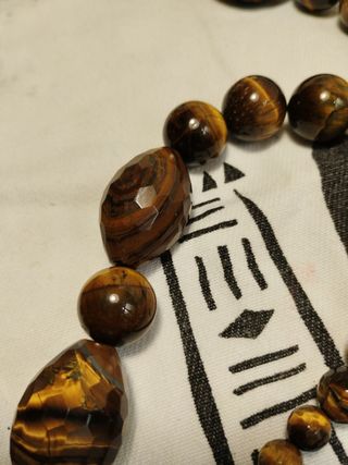 ojo de tigre collar 