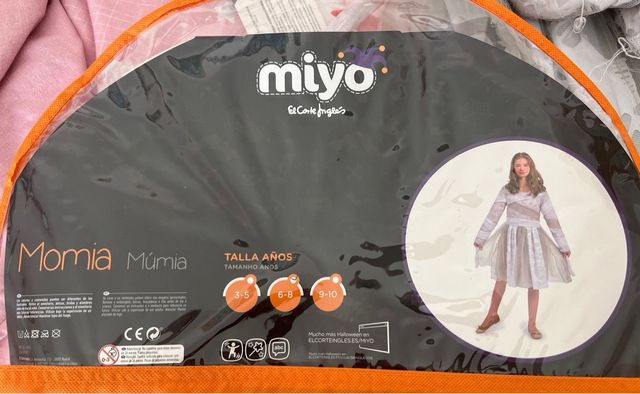 Disfraz momia niña Halloween