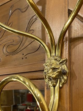 Antiguo perchero de entrada Art Nouveau