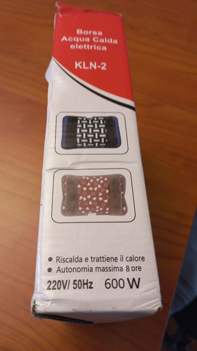 borsa elettrica acqua calda