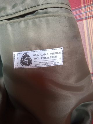 Traje de 2 piezas