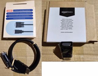 Cables y adaptadores de diferente tipos y medidas 