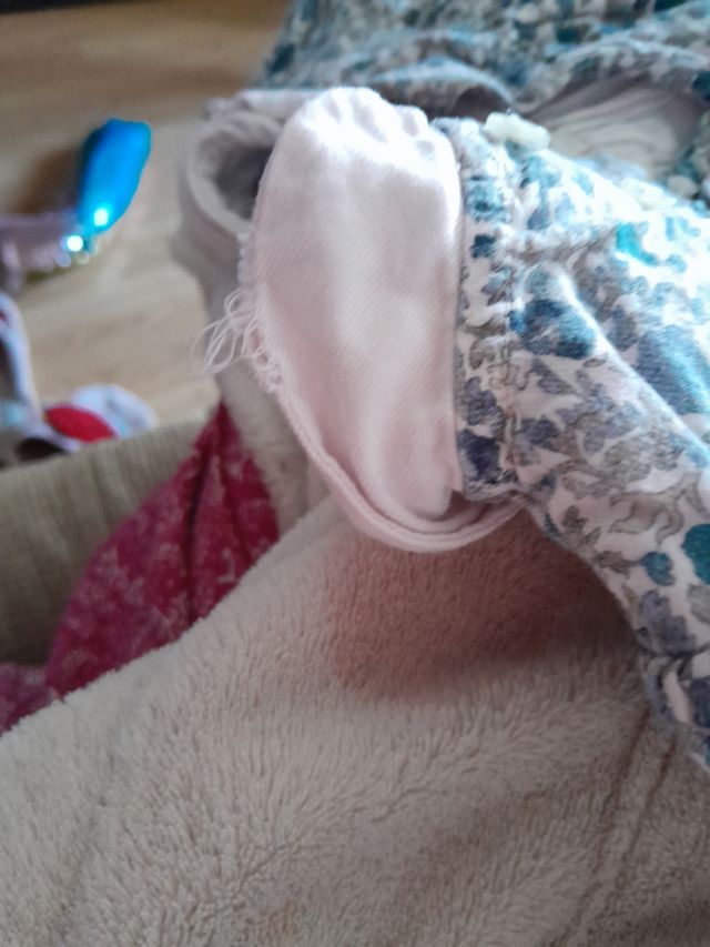 VESTIDO AZUL CON FLORES