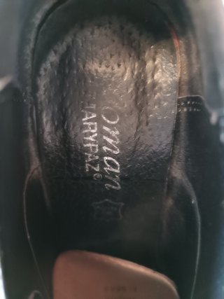 Botines negros de piel, talla 36
