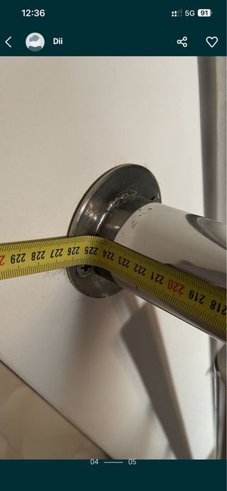 Varão de Inox para divisão