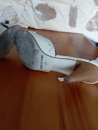 Zapatos piel t.39 3x2