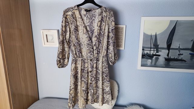 Vestido animal print