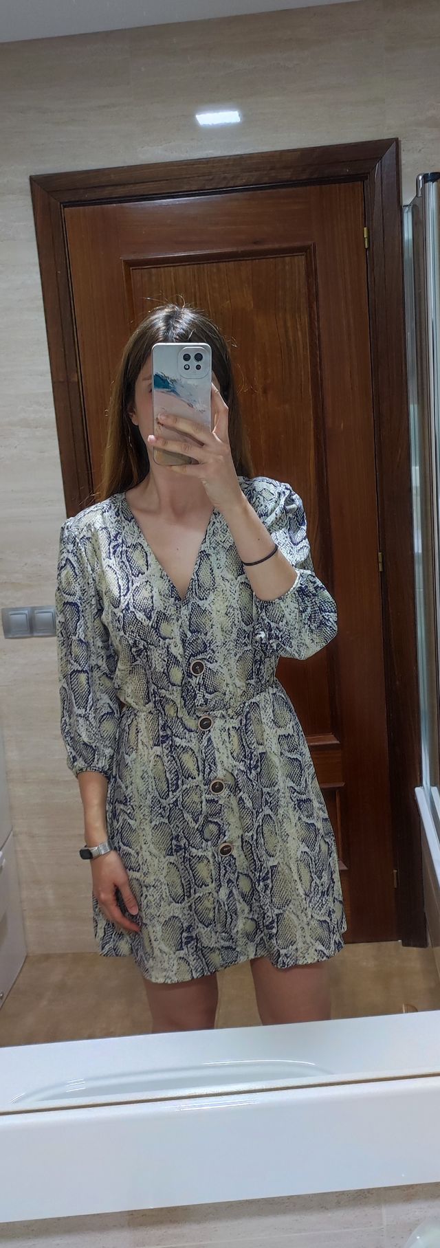 Vestido animal print