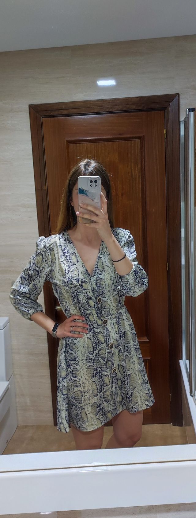 Vestido animal print