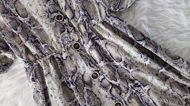 Vestido animal print