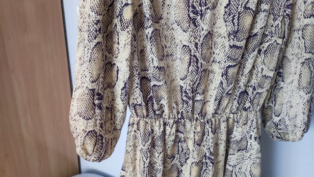 Vestido animal print