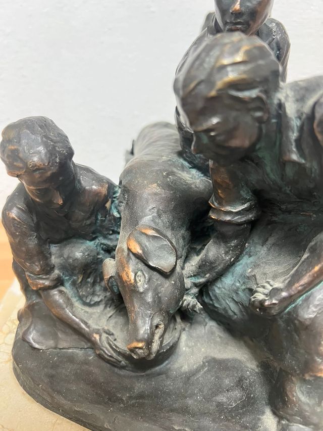 ESCULTURA MOTIVO RURAL