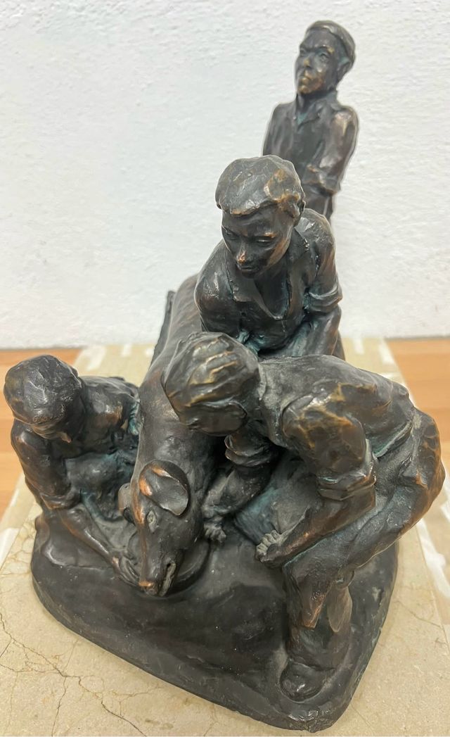 ESCULTURA MOTIVO RURAL