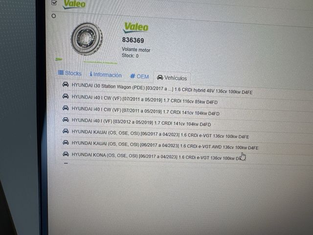 Volante motor valeo 836369