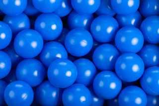 BOLAS 85mm PARA PISCINAS DE BOLAS COLOR AZUL OSCUR