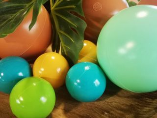 BOLAS 85mm PARA PISCINAS DE BOLAS COLOR AZUL OSCUR