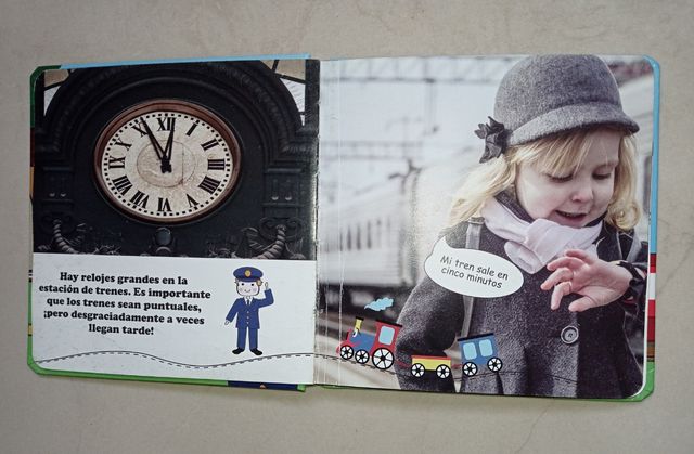 Lote libro trenes y granja+puzzles+juguetes