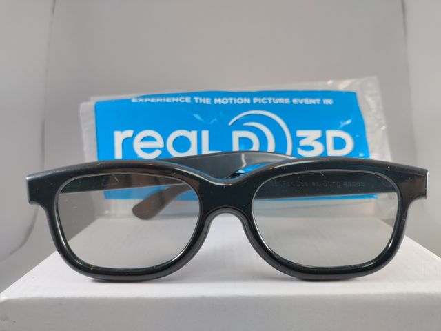 2x Gafas Real D 3D pasivas cine