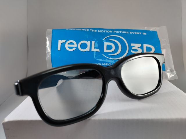 2x Gafas Real D 3D pasivas cine