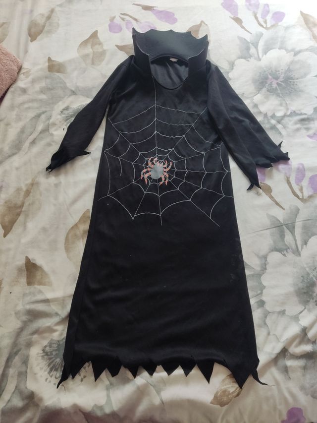 Disfraz Halloween vestido telaraña
