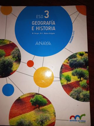 Libro geografía e historia 3ESO
