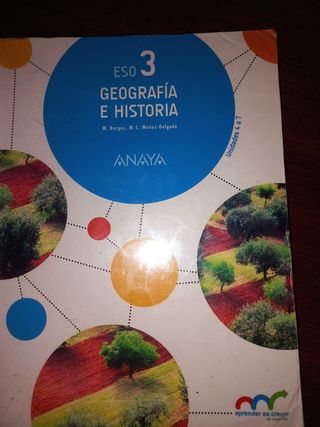 Libro geografía e historia 3ESO