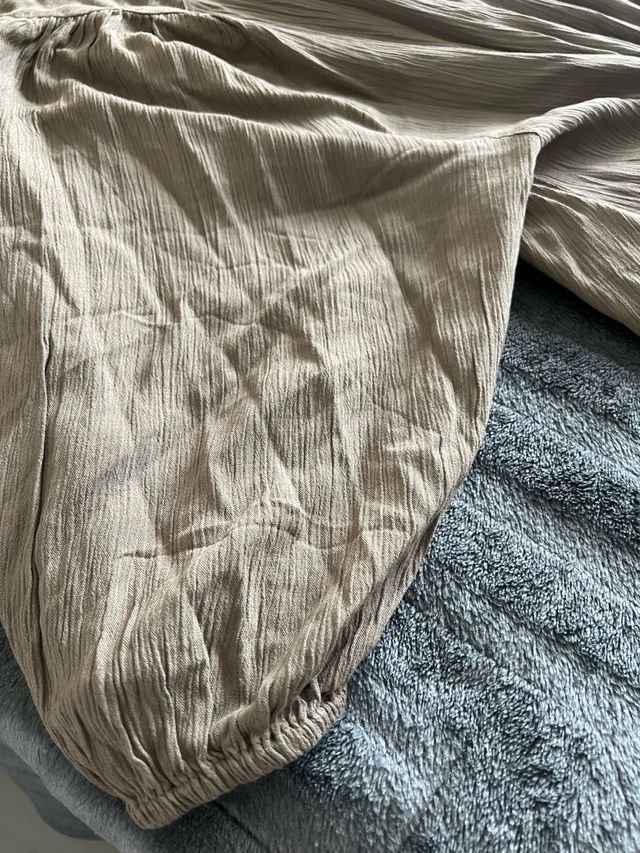 vestido oversize fluido lazo