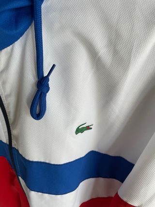 chaqueta cortaviento tenis lacoste andy roddick xl