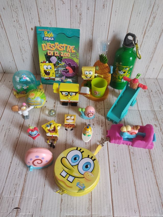 BOB ESPONJA:Juguetes,libro,figuras Burger King....