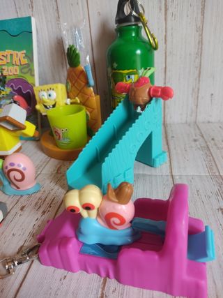 BOB ESPONJA:Juguetes,libro,figuras Burger King....