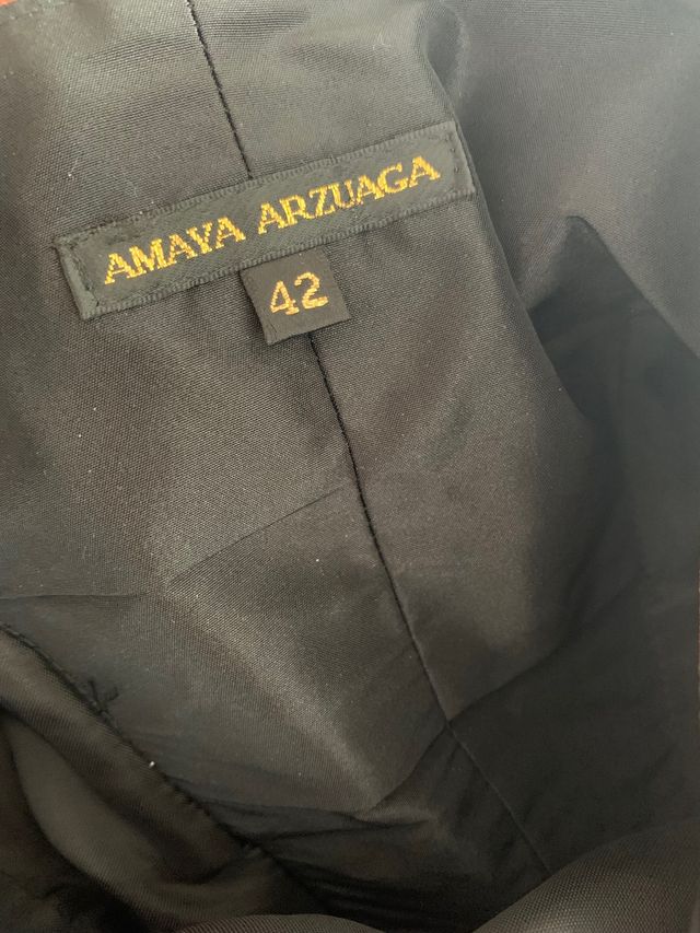 Vestido con piel de cordero M