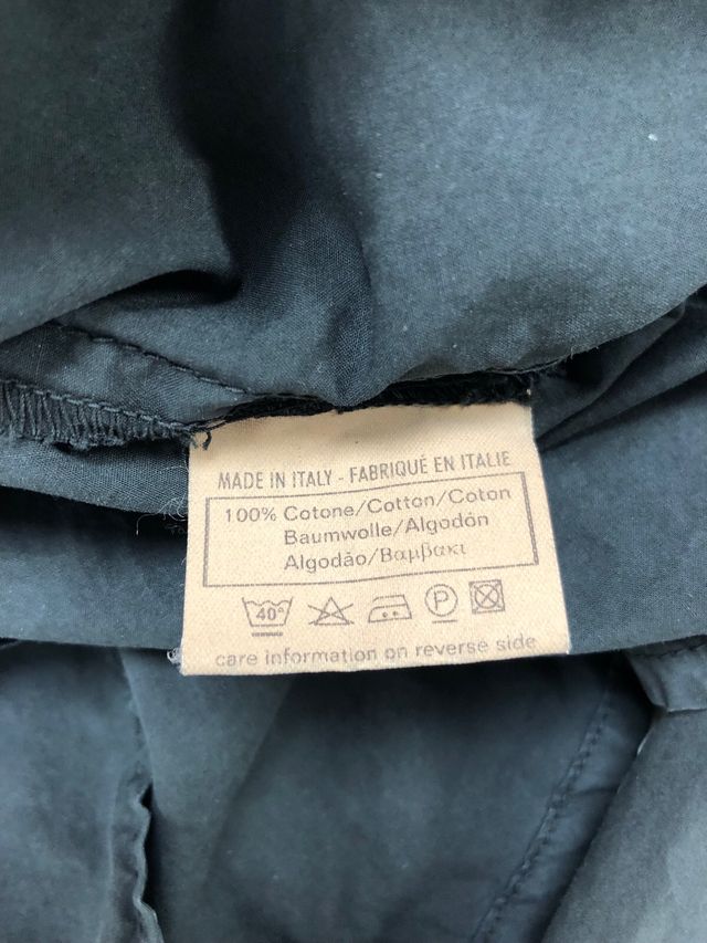 Camicia nera elegante taglia S