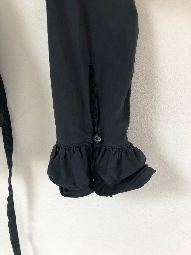 Camicia nera elegante taglia S