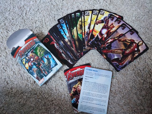 Juego cartas Avengers