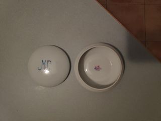 Ciotolina con coperchio in ceramica Limoges