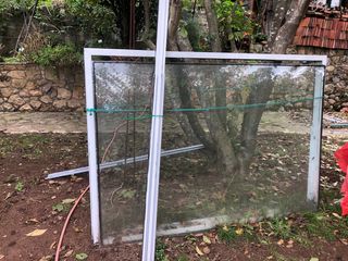 Hierro negro de hierro unión mamparas