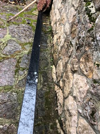 Hierro negro de hierro unión mamparas