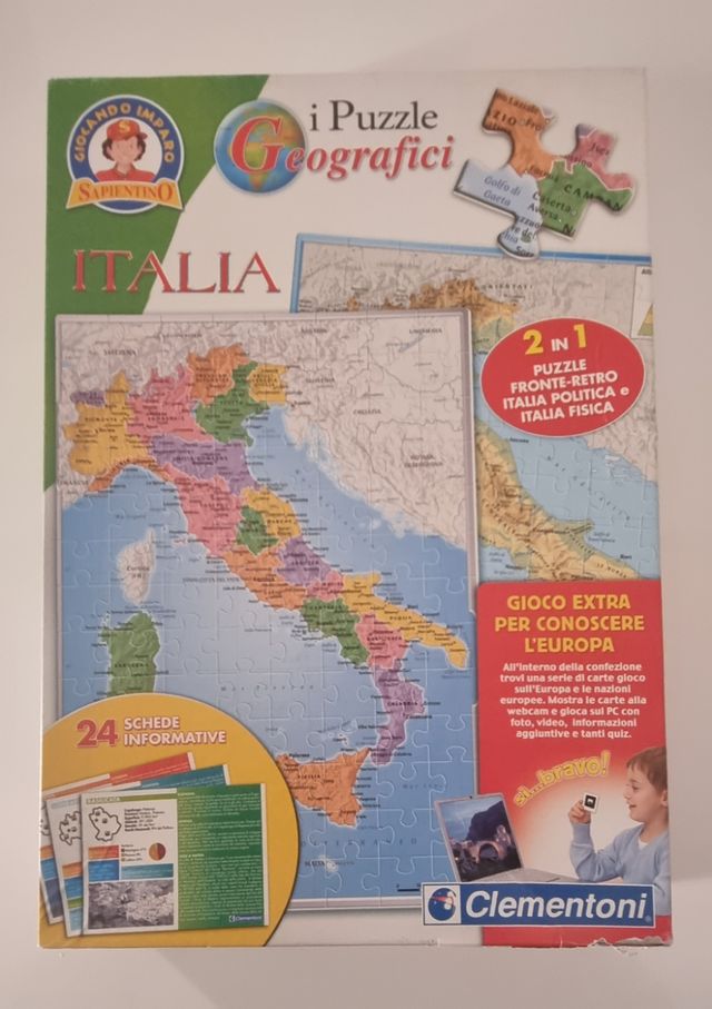 Sapientino puzzle Italia.