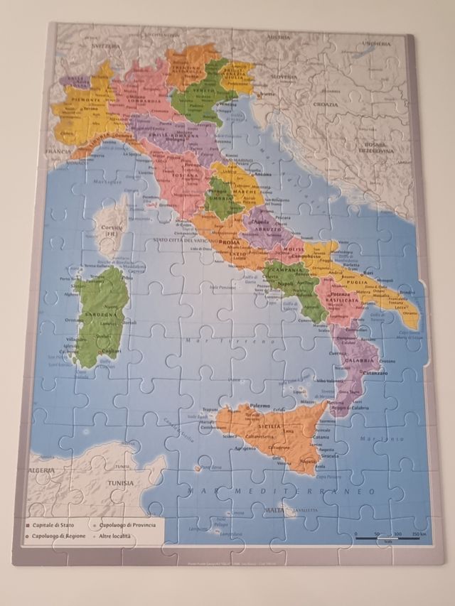 Sapientino puzzle Italia.