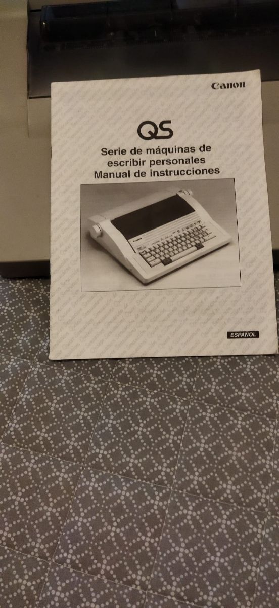 Maquina de escribir Canon QS30