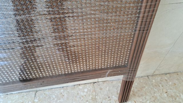 Cabecero rejilla natural