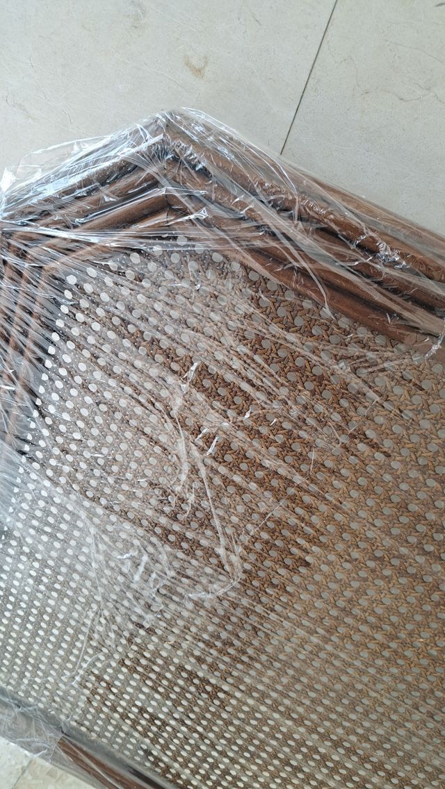 Cabecero rejilla natural