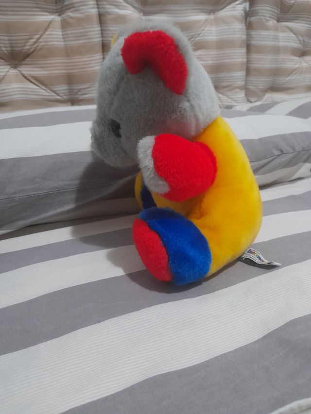 Peluche vintage orso multicolor Heunec