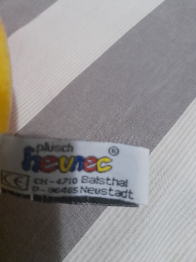 Peluche vintage orso multicolor Heunec