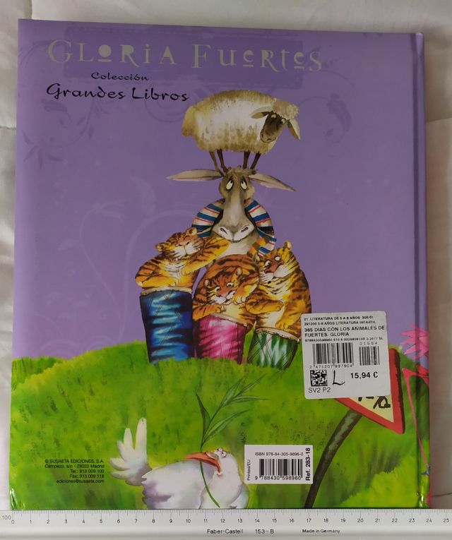 365 días con animales. Gloria Fuertes