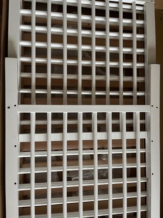 Cuna bebe madera blanca 60*120