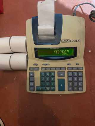 Calculadora impresora Ibico